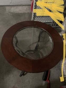 3 Piezas Un Espejo Y Media Luna Y Mesa