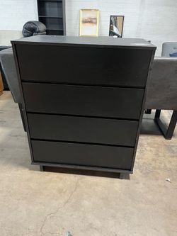 4- Drawer Chest -  Black