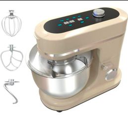 🔥new inbox🔥900W Stand Mixer 8 QT kitchen Dough mixers LED Touch Screen Adjustable Speed Electric Household Mixers With Bowl,Dough Hook,Whisk And Bea