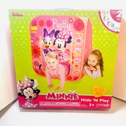 Disney Junior Minnie Mouse Fold Up Hide 'N Play Playhouse