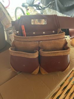 leather tool belt 60$