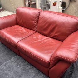 Italsofa leather loveseat deals