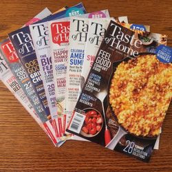 Lot of Taste of Home Magazines