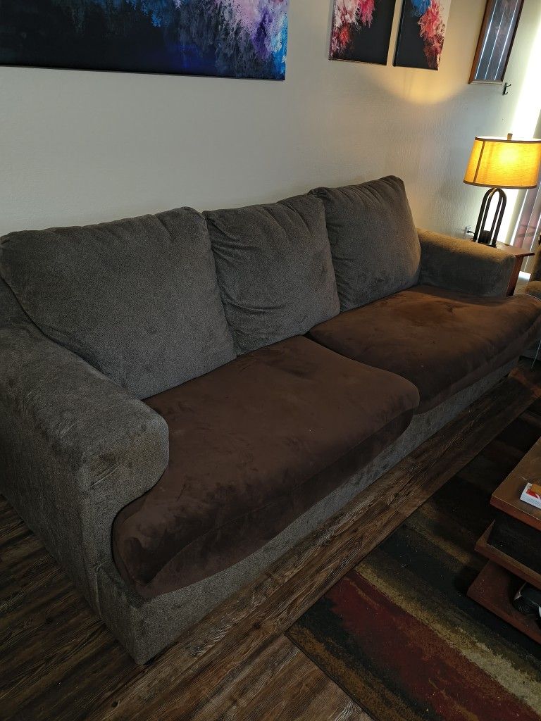 Couch And Oversized Chair