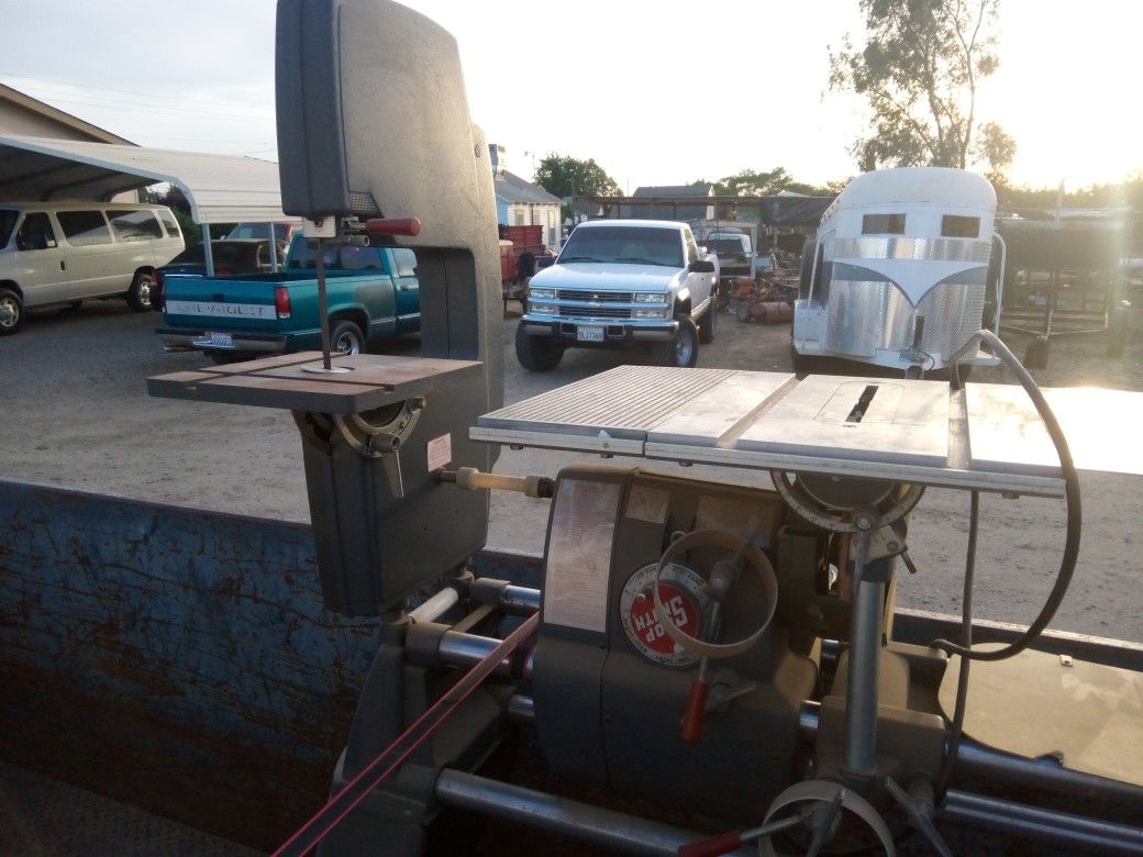 Tabe Saw And Band Saw Combo