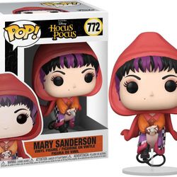 NEW Funko POP! Mary Sanderson 772 (on Broom) Disney Hocus Pocus Halloween