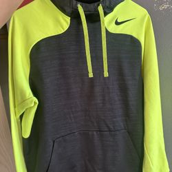 Nike dry Fit Neon Large Hoodie 