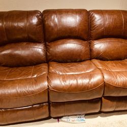 High Quality Top grain leather sofa set