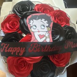 Betty Boop Eternal Rose Bouquet