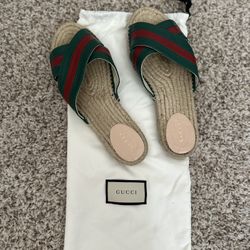 Gucci Canvas Espadrille Sandal
