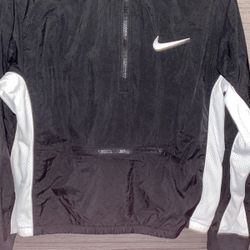 Nike Black and White Windbreaker