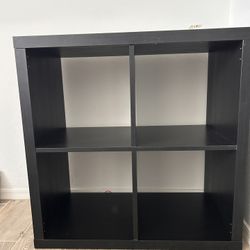 Shelf unit, black-brown