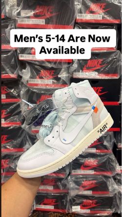 Jordan 1 off white Alaska