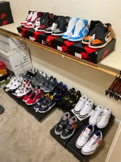 Nike Air Jordan Collection Sz 10.5 (18 Pairs) 1 3 4 dunk Yeezy