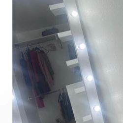 White LED Body Mirror 