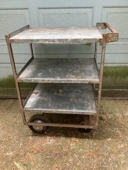 Steel utility cart