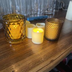 Water Jugs/ Candle Holders