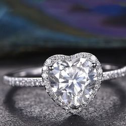 Gorgeous Lab Created Diamond Ring 