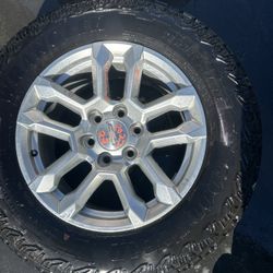 2022 - 2025 Silverado 1500 Rims And Tires 18” Just 3 $200 Each