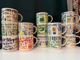 Starbucks Been There series mugs