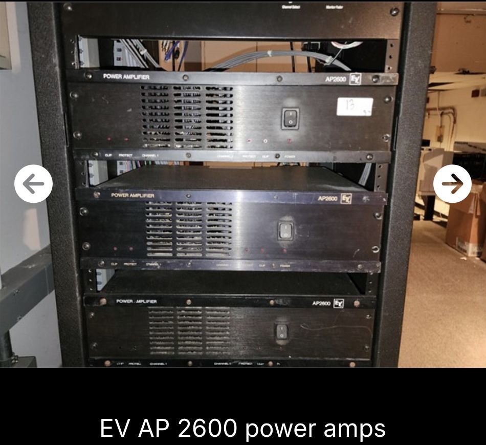 Electro-Voice AP2600 Power Amplifiers