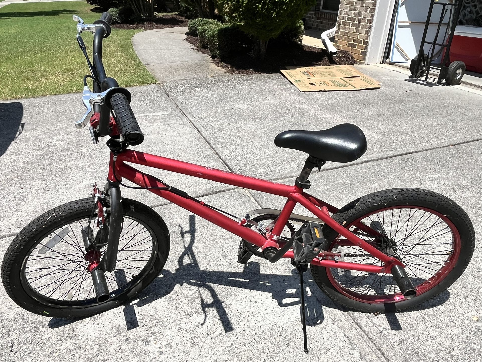 Red BMX Bike