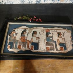 Vintage,  Painting On Plaster, Caroel Murphy 