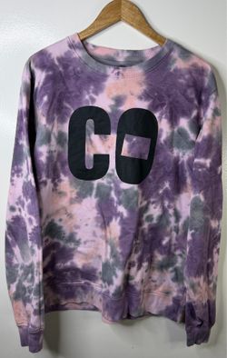 Home Free Colorado Tie Dye Sweatshirt Women’s Large Purple Graphic