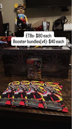 Pitch Black ETBs & Booster bundles