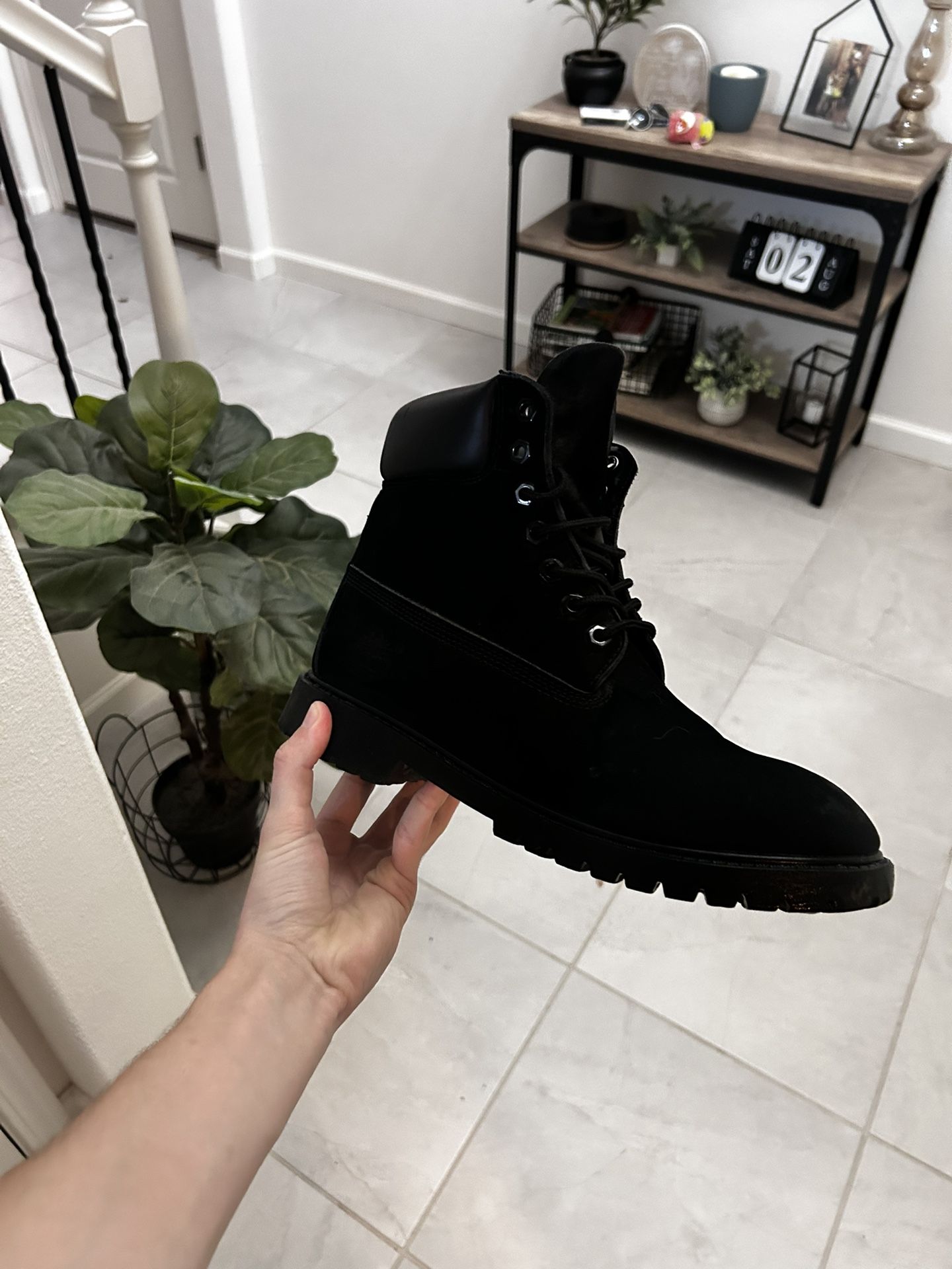 Black Suede Timberlands