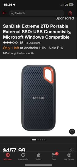 SanDisk Extreme Portable SSD 2TB