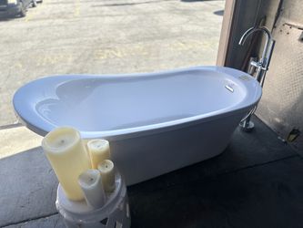 Ove Freestanding Tub + Ove Faucet 
