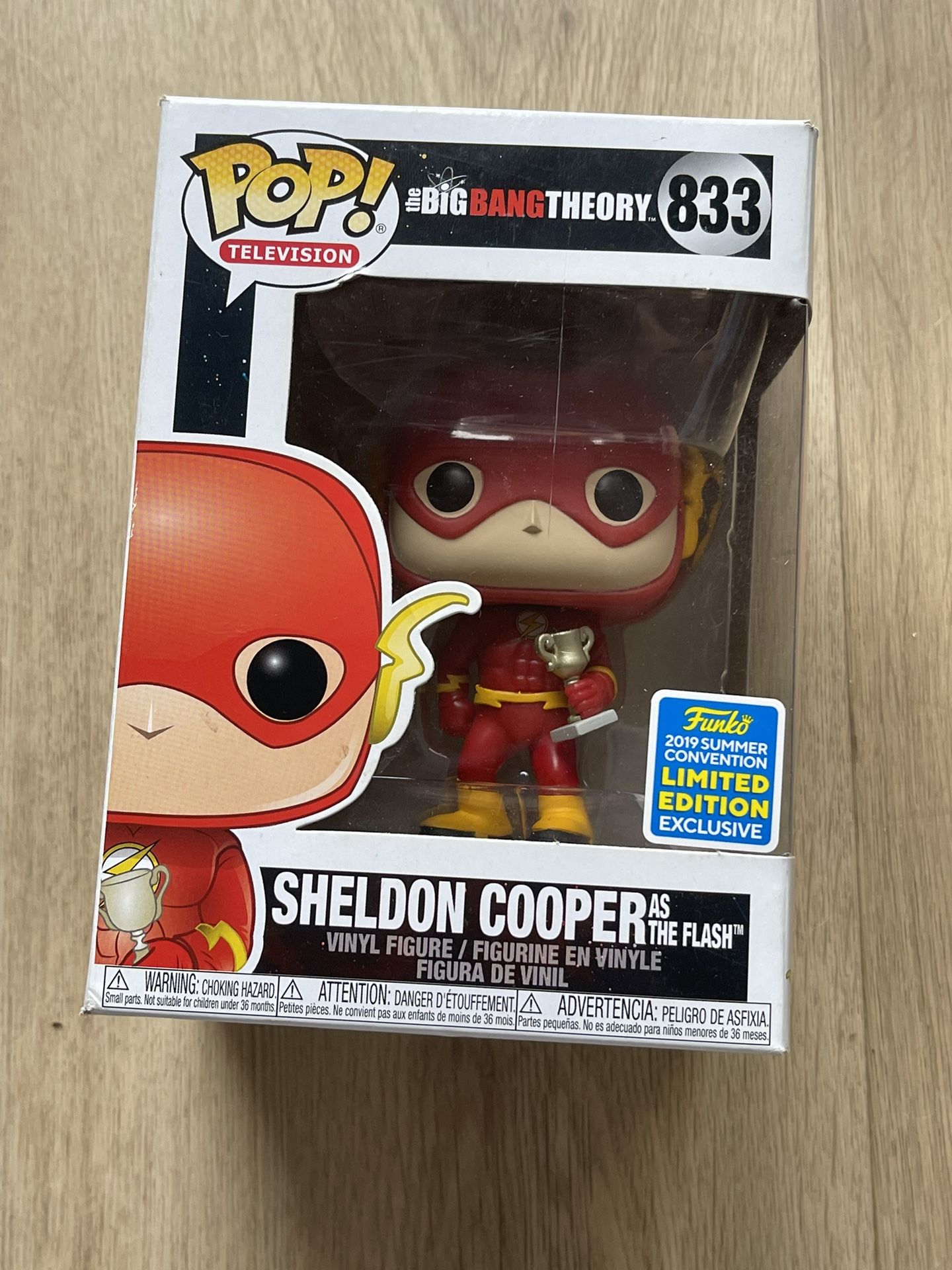 Funko Pop! TV Big Bang Theory Sheldon As The Flash...