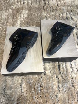 Jordan 17 Black Patent Multiple Sizes 100% Authentic