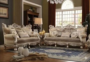 Sofa and loveseat set