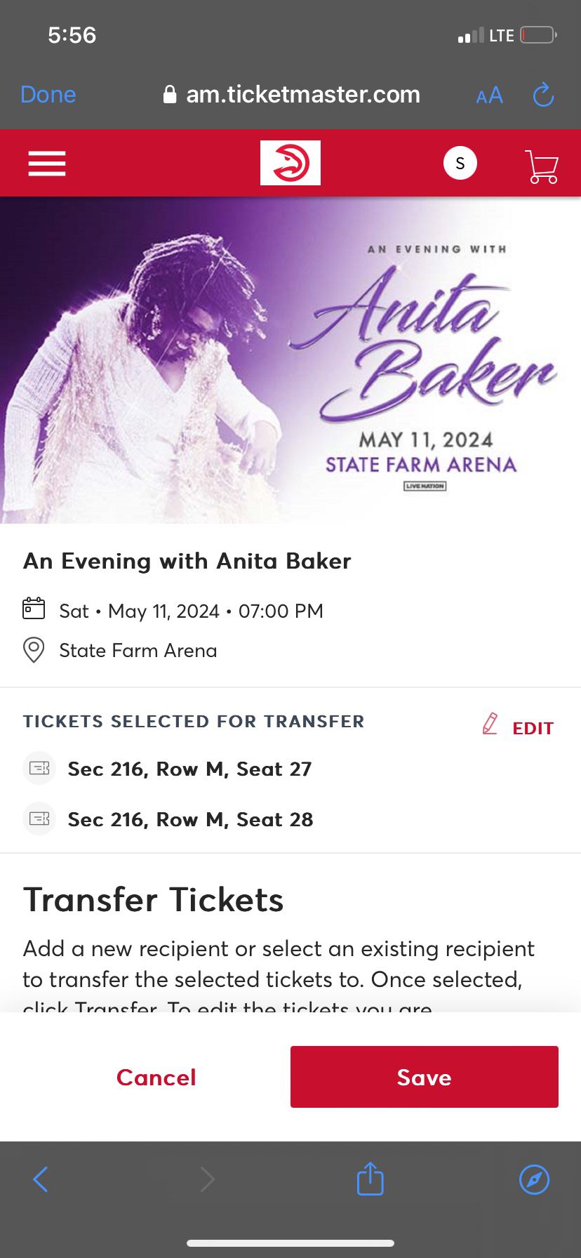 Anita Baker Tickets