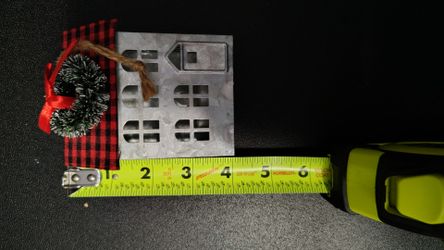Metal Christmas House Lantern