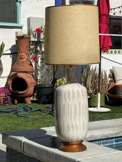 Vintage mid century big lamp