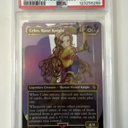 MTG Final Fantasy #0201 Celes, Rune Knight Commander Borderless Mythic