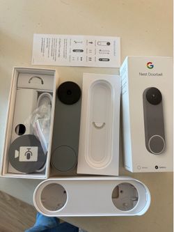 Google Nest Doorbell Battery + No-Drill Door Mount