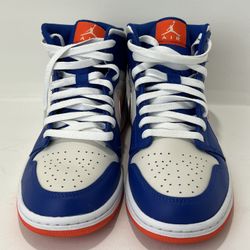 Jordan 1 Mid Game Royal / Rush Orange (FD1029-400) - Talla 9 US - Sin Caja