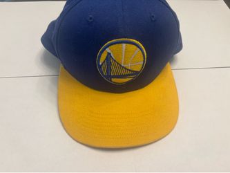 Golden State Warriors Blue & Yellow Snapback Hat Cap Adjustable NBA