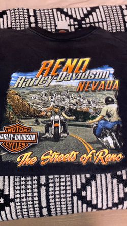 HARLEY DAVIDSON VINTAGE BLACK SHIRT RENO, NV