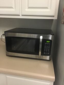 Microwave for sale. Less than 6 months old.