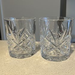 2 x whiskey glasses