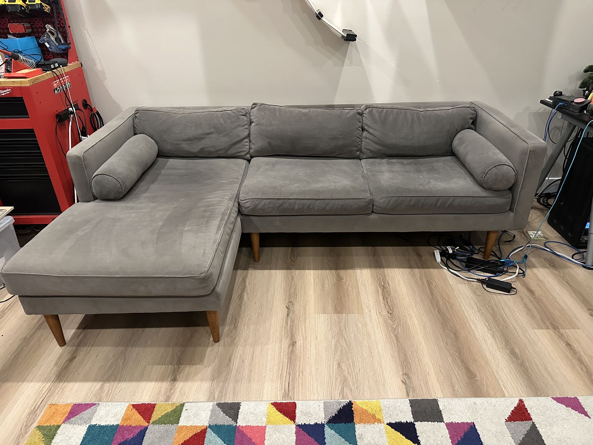 West Elm Monroe Mid-Century Small Sectional