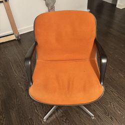 Mid Century Steel Case Office Chairs 