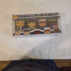 Stranger Thinks Funko Pop W Eleven, Mike, Dustin And Lucas