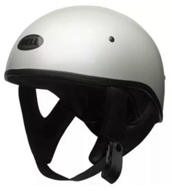 Bell Pit Boss Sport Half Motorcycle Helmet Solid Pearl White - various sizes