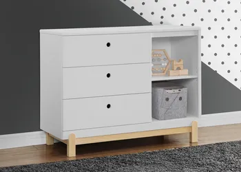 Delta Children Poppy 3-Drawer Dresser with Cubbies